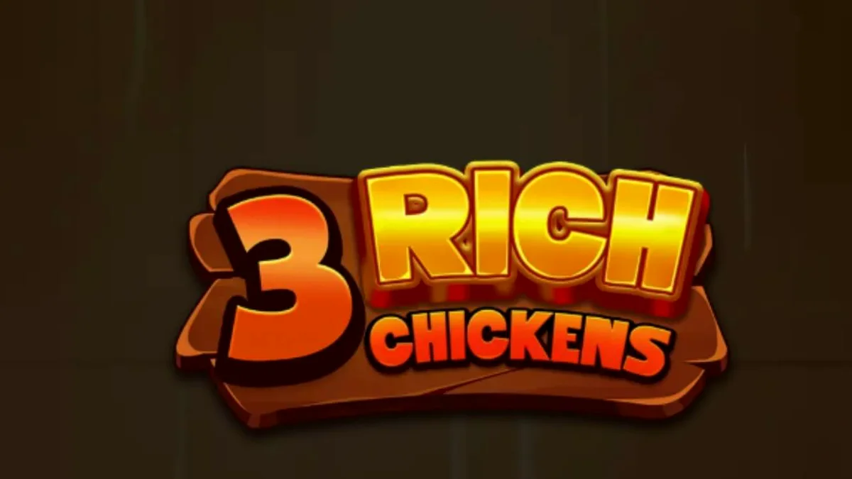 Interface colorida e temática de fazenda do slot 3 Rich Chickens