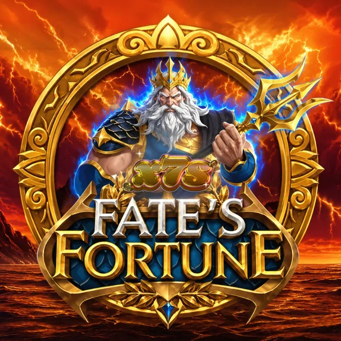 Interface do jogo de slot Fate’s Fortune com elementos da mitologia grega